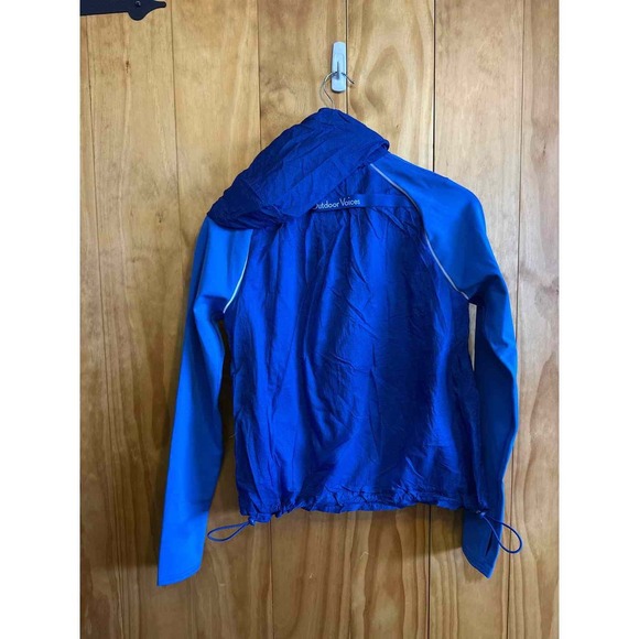 Size XS Outdoor Voices Blue Women's Long Sleeve Shirt - Picture 4 of 5